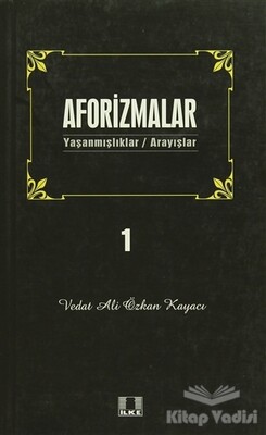 Aforizmalar 1 - İlke Yayıncılık