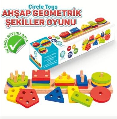 Ahşap Geometrik Şekiller - Circle Toys