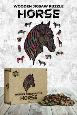 Ahşap Puzzle - Horse (170 parça) - Çikolata Yayınevi