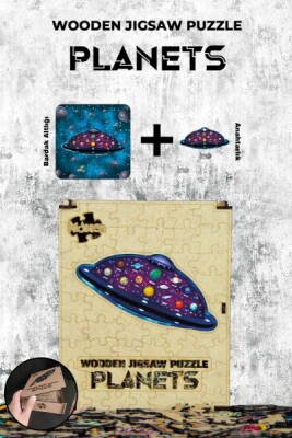Ahşap Puzzle - Planets (97 parça) - Çikolata Yayınevi