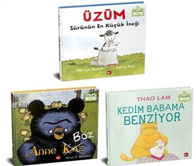 Ailemi Seviyorum Seti - Organik Kitap (3 Kitap Takım) - Beyaz Balina Yayınları