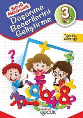 Akademi Çocuk - Şifreli Matematik - Düşünme Becerilerini Geliştirme (3 Kitap) - Akademi Çocuk