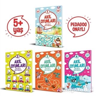 Akıl Oyunları Serisi (5+ Yaş) (4 Kitap Takım) - 1