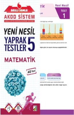 Akıllı Damla Matematik Yeni Nesil Yaprak Testler-5. Sınıf - Damla Eğitim