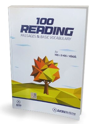 Akın 100 Reading Passages & Basic Vocabulary for YDS & E-YDS & YÖKDİL - Akın Publishing