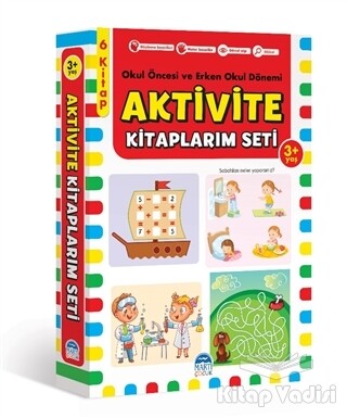 Aktivite Kitaplarım Seti 3+ Yaş - Okul Öncesi ve Erken Okul Dönemi - Martı Yayınları