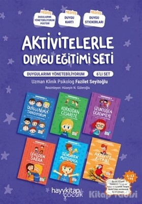 Aktivitelerle Duygu Eğitimi Seti (6 Kitap Takım) - Hayy Kitap