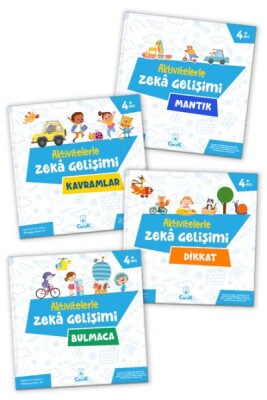 Aktivitelerle Zekâ Gelişimi Serisi (4 Kitap) - Floki Çocuk