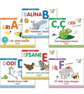 Alfabe Öyküleri (6 Kitap Set) - Yumurcak Yayınları