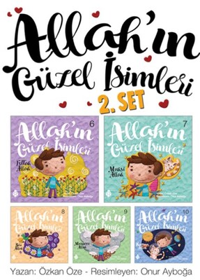 Allah’ın Güzel İsimleri 2 (5 Kitap Takım) - Uğurböceği Yayınları