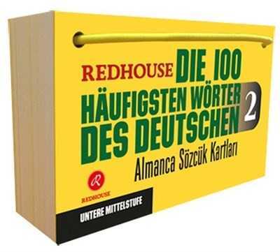 Redhouse Yayınları - Die 100 Haufigsten Wörter des Deutschen 2 - Almanca Sözlük Kartları