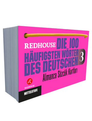 Redhouse Yayınları - Die 100 Häufigsten Wörter des Deutschen 3 - Almanca Sözlük Kartları