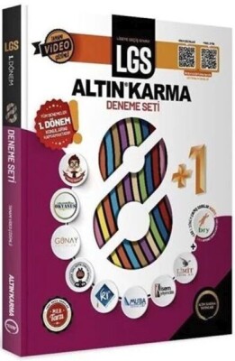 Altın Karma 2023 8. Sınıf LGS 1. Dönem Altın Karma 8+1 Deneme Seti - Altın Karma Yayınları