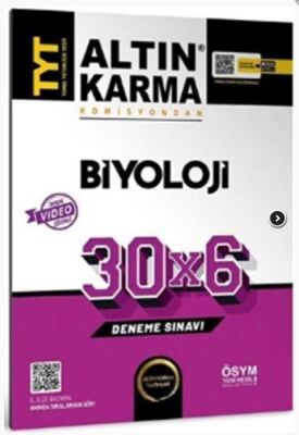 Altın Karma TYT Biyoloji 30 x 6 Deneme - 1