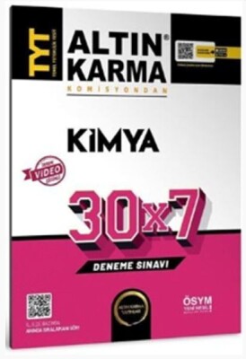 Altın Karma TYT Kimya 30 x 7 Deneme - Altın Karma Yayınları