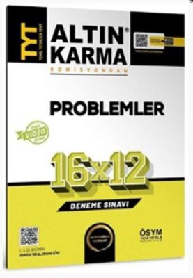 Altın Karma TYT Problemler 16 x 12 Deneme - 1