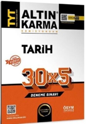 Altın Karma TYT Tarih 30 x 5 Deneme - Altın Karma Yayınları