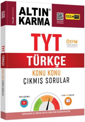 Altın Karma TYT Türkçe Konu Konu Çıkmış Sorular Yeni - 1