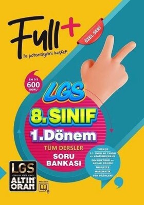 Altın Oran 8.Sınıf Lgs 1.Dönem Tüm Dersler Soru Bankası - Altın Oran