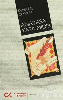 Anayasa Yasa Mıdır - 1