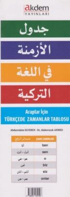 Araplar İçin Türkçede Zamanlar Tablosu - 1