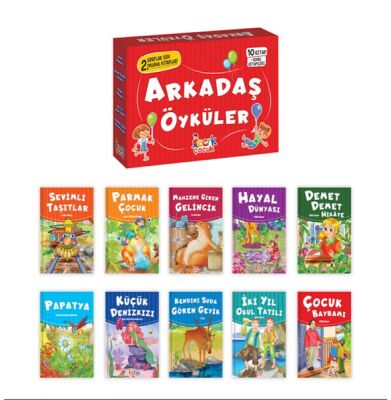 Arkadaş Öyküler - (10 Kitap+Soru Kitapçığı) - 1