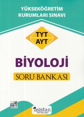 Asitan TYT AYT Biyoloji Soru Bankası (Yeni) - Asistan Yayınları