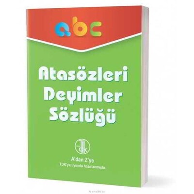 Atasözleri Deyimler Sözlüğü - Karton Kapak - İlk Adım Yayınevi