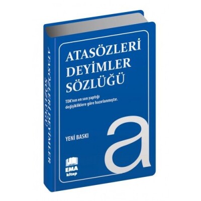 Atasözleri Deyimler Sözlüğü Plastik Kapak - Ema Kitap