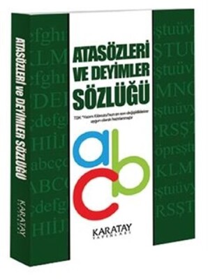 Atasözleri ve Deyimler Sözlüğü - Karatay Akademi Yayınları