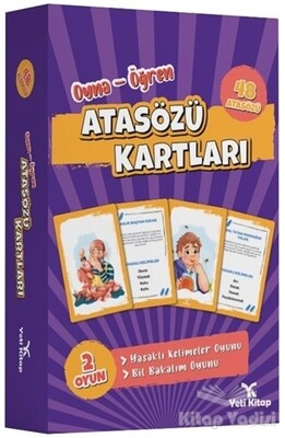 Atasözü Kartları - Oyna-Öğren - Yeti Kitap