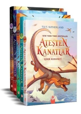 Ateşten Kanatlar Serisi - 5 Kitap Takım - Kızıl Panda Yayınları