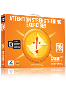 Attention Strengthening Exercises Dikkati Güçlendirme Seti Anasınıfı (6 Yaş İngilizce) - Adeda Yayıncılık