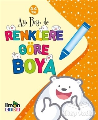 Ayı Bayı ile Renklere Göre Boya - limonKIDS