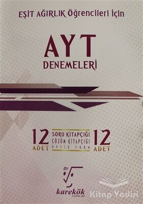 AYT 12'li Deneme Seti - Eşit Ağırlık - 1