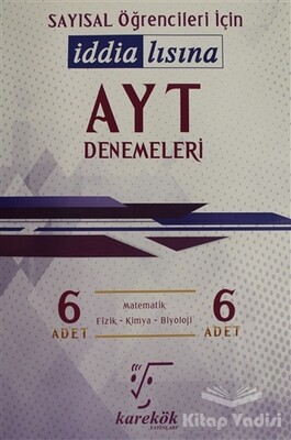 AYT 6'lı Deneme Seti - Sayısal - Karekök Yayıncılık