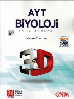 AYT Biyoloji Soru Bankası - 3D Yayınları