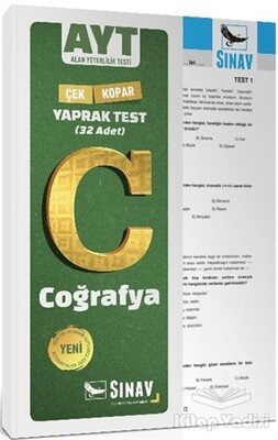 AYT Coğrafya Yaprak Test - Sınav Yayınları