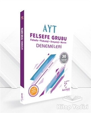 AYT Felsefe Grubu Denemeleri - 30 Çözümlü Deneme - Karekök Yayıncılık