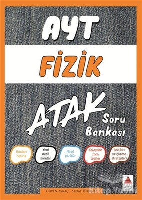 AYT Fizik Atak Soru Bankası - Delta Kültür Yayınevi