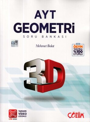 AYT Geometri Soru Bankası - 3D Yayınları