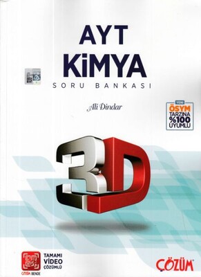 AYT Kimya Soru Bankası - 3D Yayınları