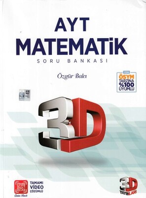 AYT Matematik 3D Soru Bankası - 3D Yayınları