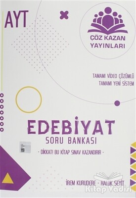 AYT Tamamı Video Çözümlü Edebiyat Soru Bankası - Çöz Kazan Yayınları