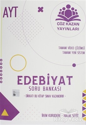 AYT Tamamı Video Çözümlü Edebiyat Soru Bankası - Çöz Kazan Yayınları