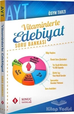 AYT Vitaminlerle Edebiyat Soru Bankası - Sonuç Yayınları