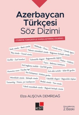 Azerbaycan Türkçesi Söz Dizimi - Kesit Yayınları