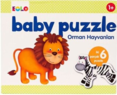 Baby Puzzle-Orman Hayvanları - EOLO Eğitici Oyuncak ve Kitap