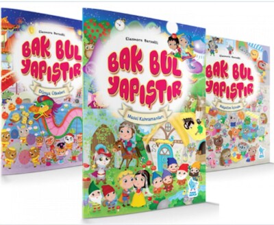 Bak Bul Yapıştır (3 Kitap) - Minik Damla