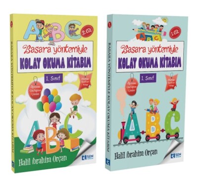 Basara Yöntemiyle Kolay Okuma Kitabım 1-2 Cilt Set - Sen Yayınları